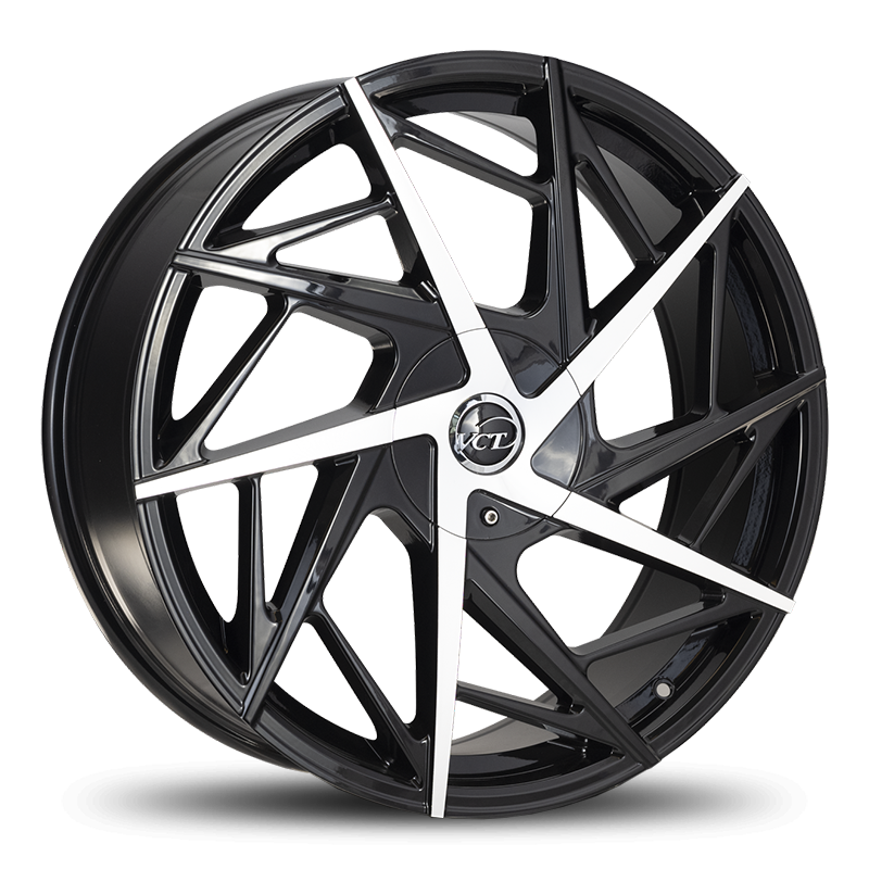 VCT Warlock Wheel in Black Machined