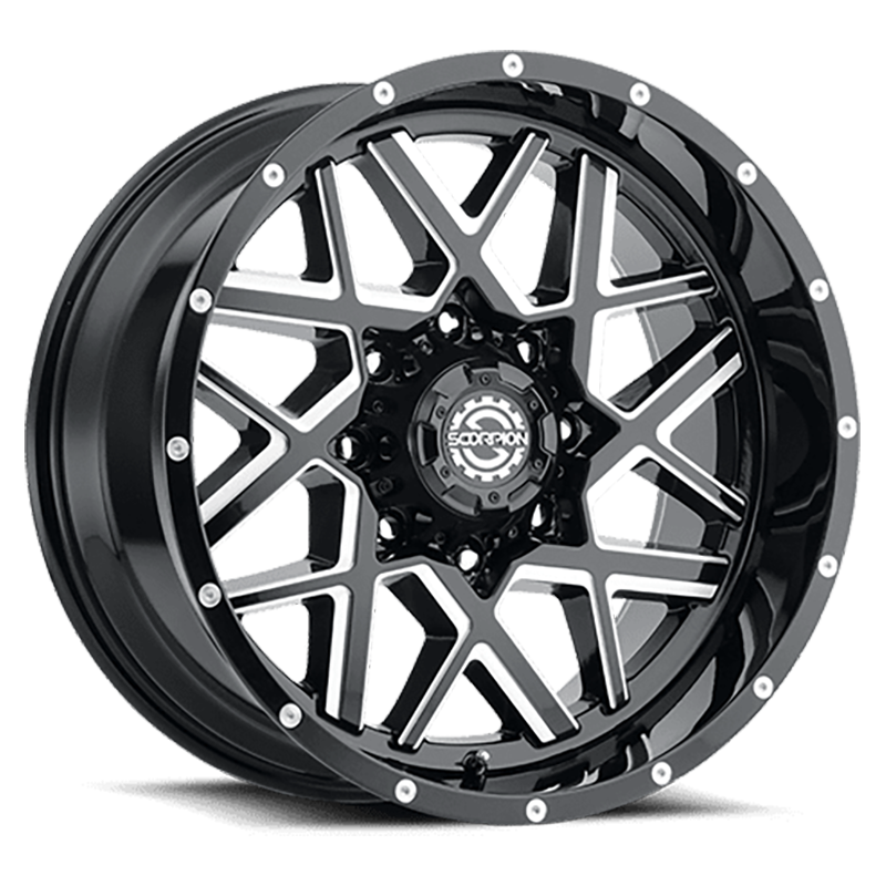 Scorpion SC28 in Black Milled – VCT Wheels