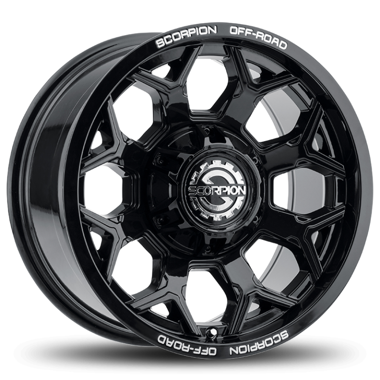 Scorpion Defender in Gloss Black – VCT Wheels