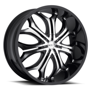 VCT Godfather Wheel in Black Machined