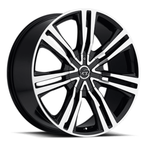 VCT Gravano Wheel in Black Machined