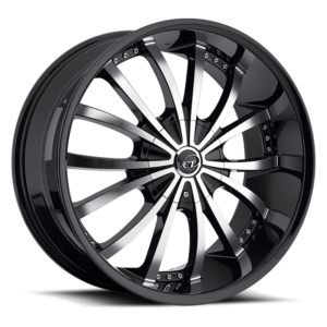 VCT Mancini Wheel in Black Machined