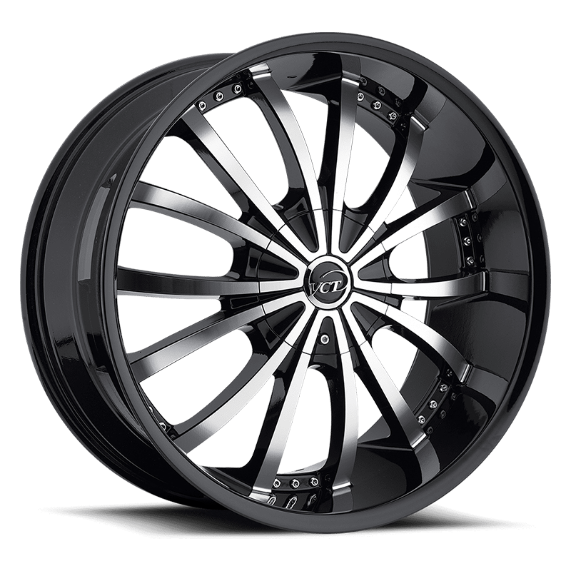 VCT Mancini Wheel in Black Machined