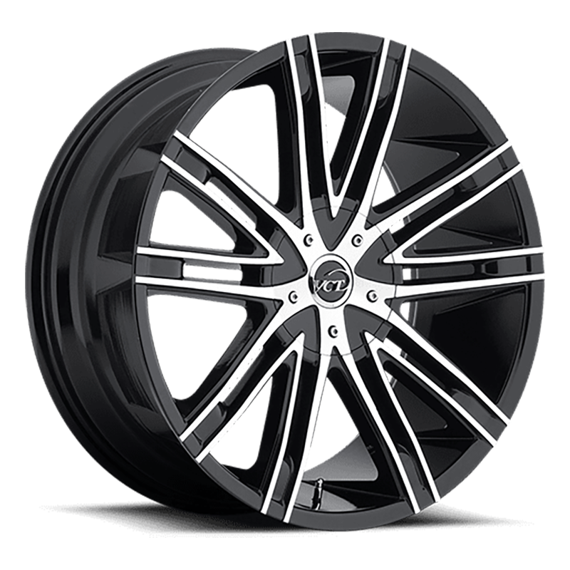 VCT V28 Wheel in Black Machined