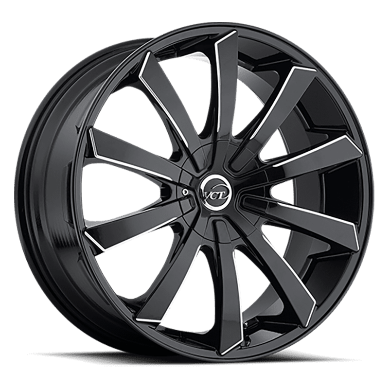 VCT V48 Wheel in Black Milled