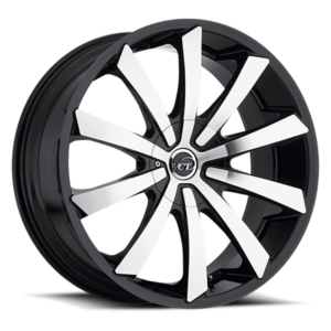 VCT V48 Wheel in Black Machined