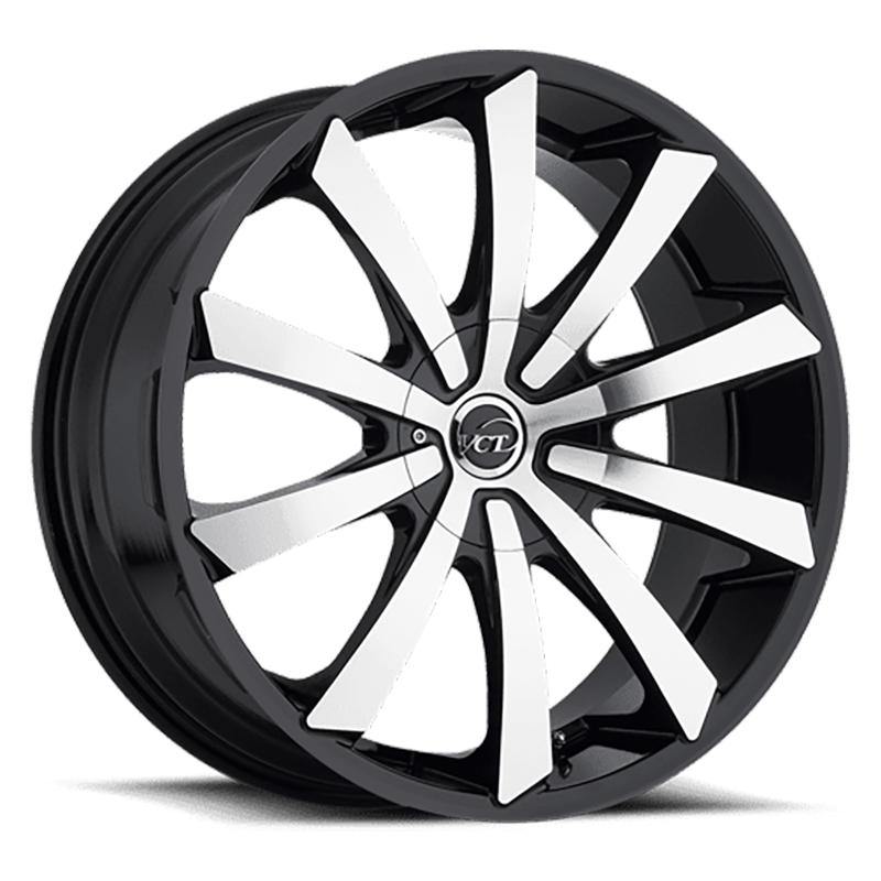 VCT V48 Wheel in Black Machined