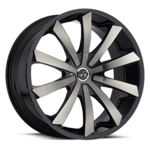 VCT V48 Wheel in Tinted Black Machined