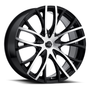 VCT V76 Wheel in Black Machined