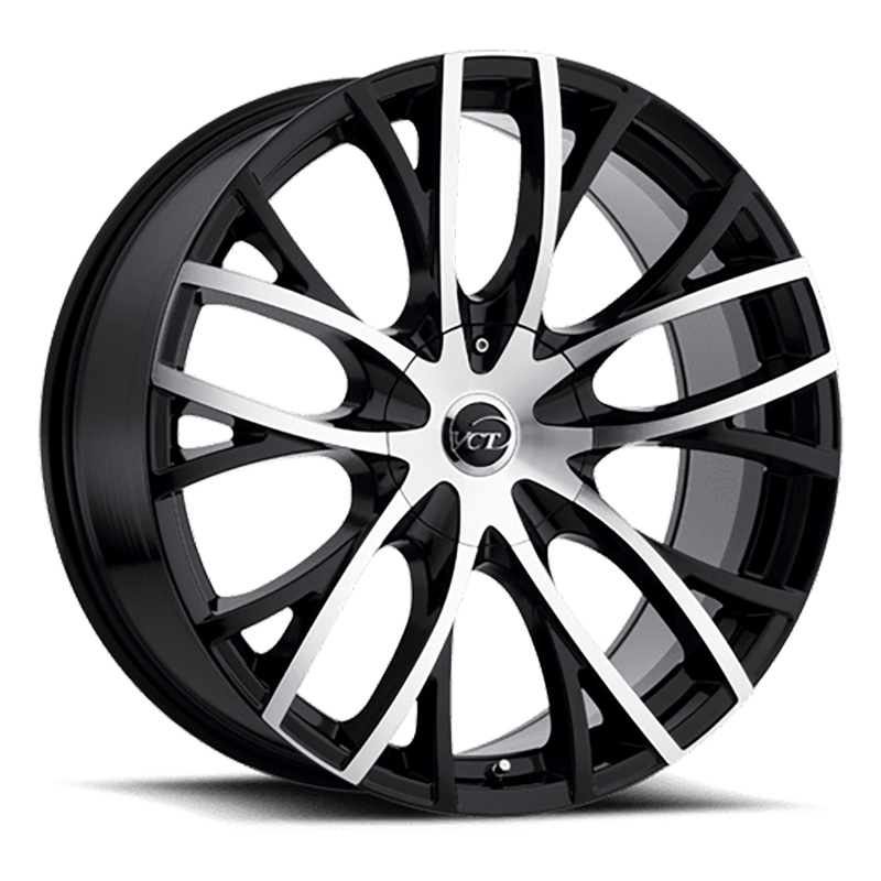 VCT V76 Wheel in Black Machined