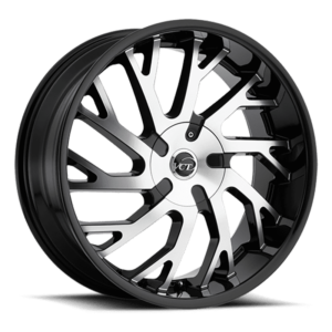 VCT V77 Wheel in Black Machined