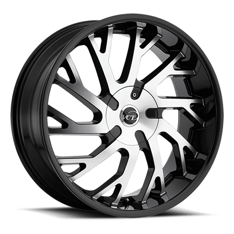 VCT V77 Wheel in Black Machined