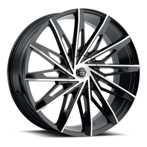 VCT V86 Wheel in Black Machined