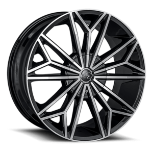 VCT Viper Wheel in Black Machined