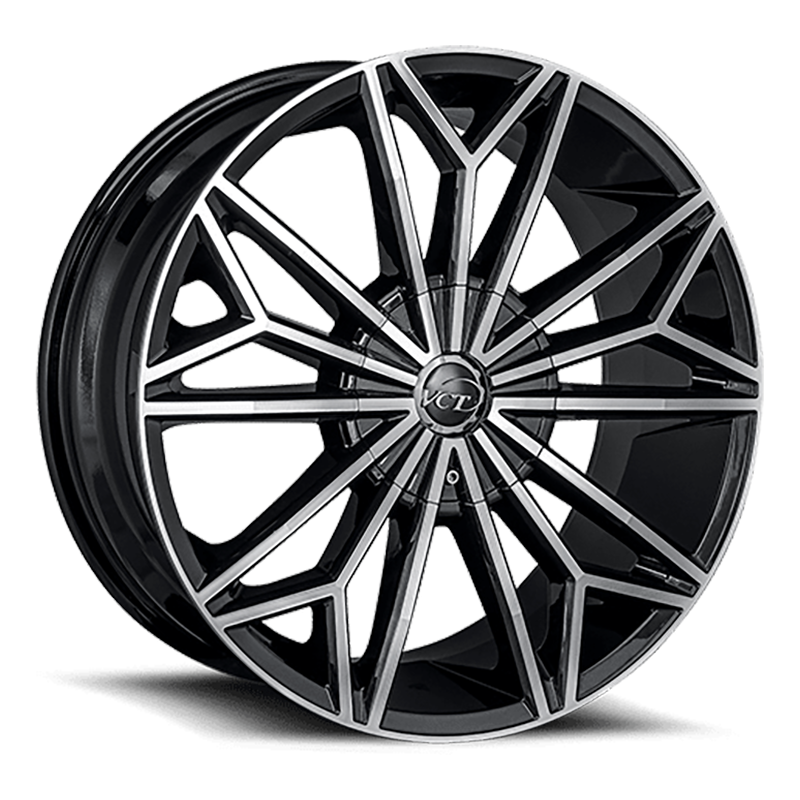 VCT Viper Wheel in Black Machined